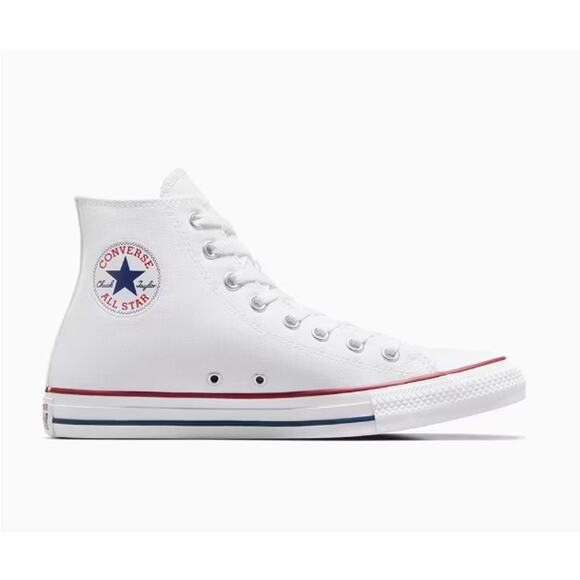 Converse Women's White Chuck Taylor All Star Sneakers Size Men's 6 Women's 8 - Picture 2 of 11